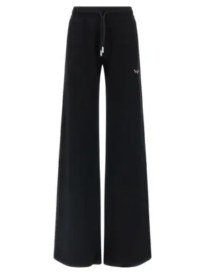 'Bookish Flowers' joggers OFF-WHITE Black