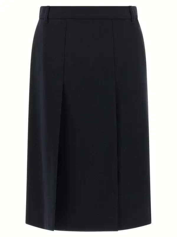 Multi-slit skirt PRADA Blue