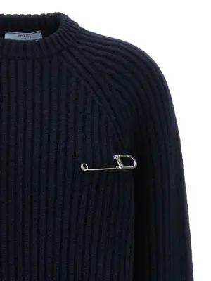 Pin sweater Woman PRADA Blue