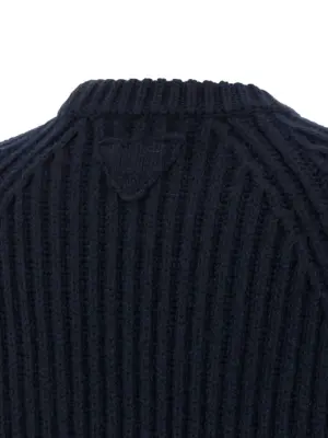 Pin sweater 70% virgin wool 30% cachemire PRADA Blue