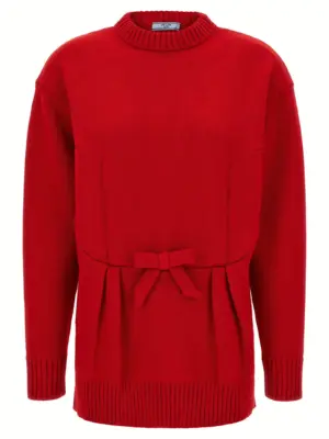 Bow sweater PRADA Red