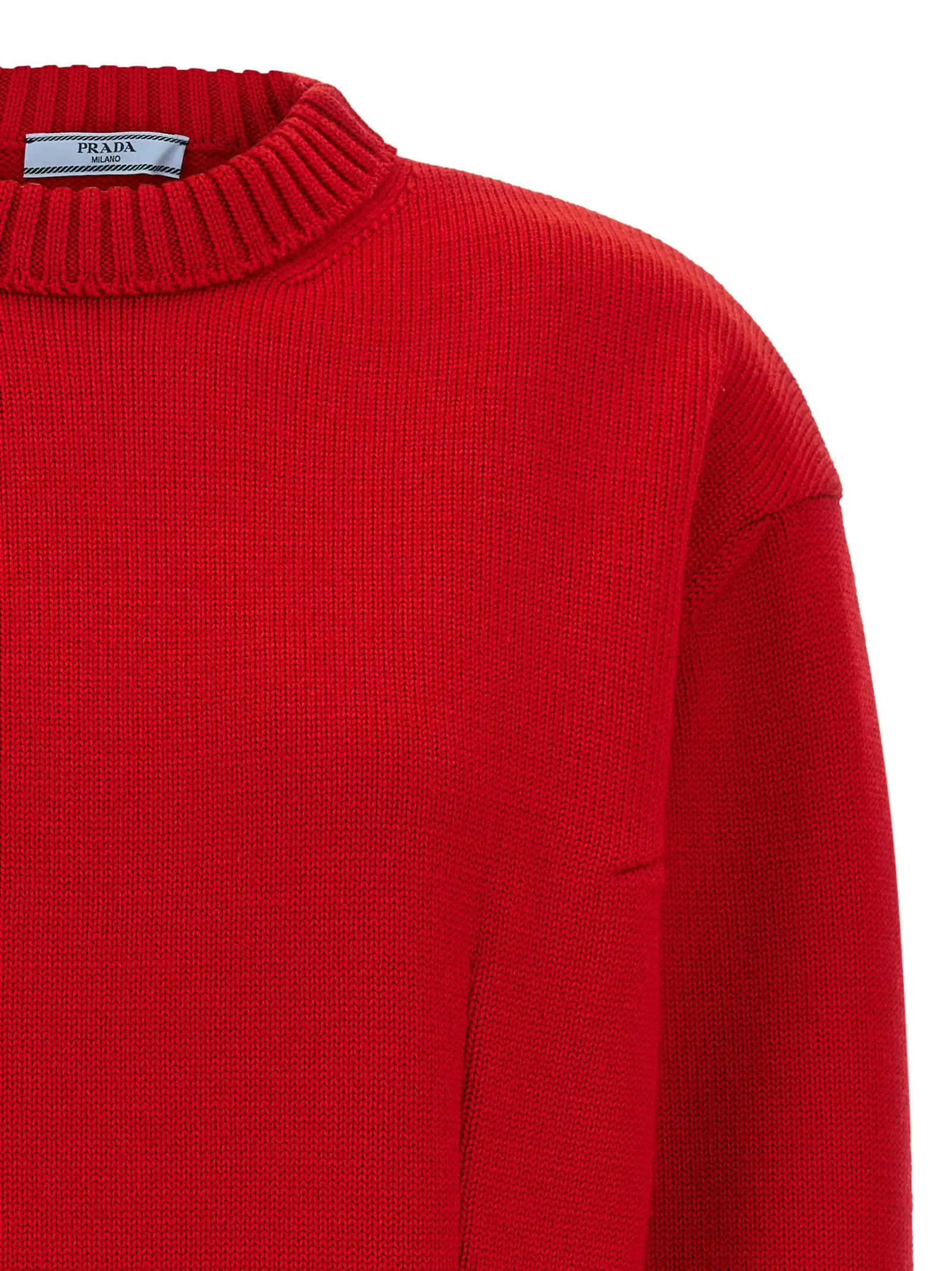 Светр Bow Prada Червоний 3 Bow sweater Woman PRADA Red