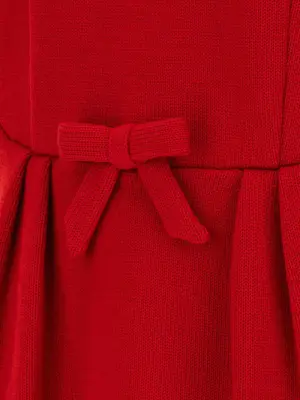 Bow sweater 100% virgin wool PRADA Red