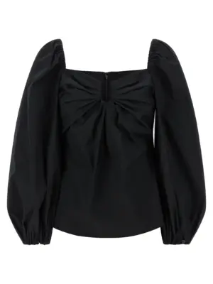 'Puff' sleeve top CAROLINA HERRERA Black