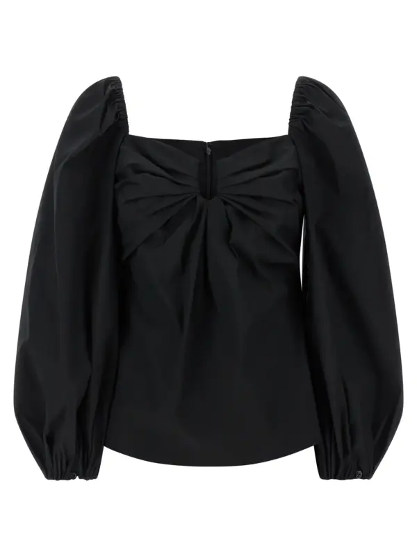 'Puff' sleeve top CAROLINA HERRERA Black