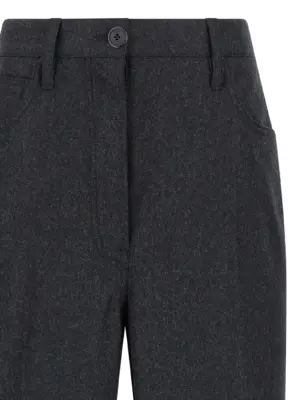 Flannel pants Woman PRADA Gray