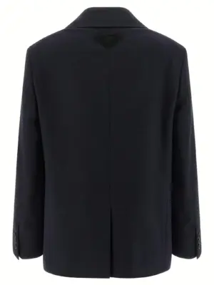 Two-button blazer P570PSOOO17VZF0008 PRADA Blue