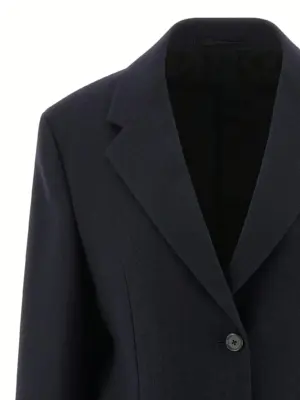 Two-button blazer Woman PRADA Blue
