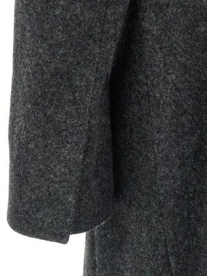 Shetland Wool coat 100% virgin wool PRADA Gray