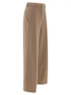 Mélange wool pants Woman FABIANA FILIPPI Beige