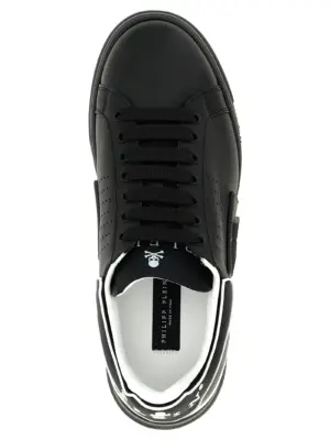 'Hexagon' sneakers 100% cow leather (Bos Taurus) PHILIPP PLEIN Black