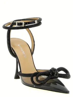 'Double Bow' pumps PF25S0959100PVCBLK MACH & MACH Black