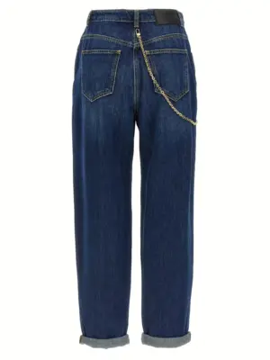 Jewel chain jeans PJ14D56E2104 ELISABETTA FRANCHI Blue