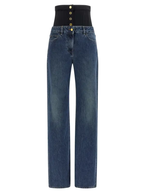 Bustier insert jeans ELISABETTA FRANCHI Blue