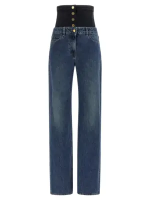 Bustier insert jeans ELISABETTA FRANCHI Blue