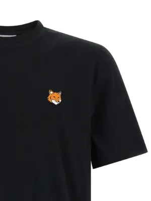 'Fox Head' T-shirt Man MAISON KITSUNE Black