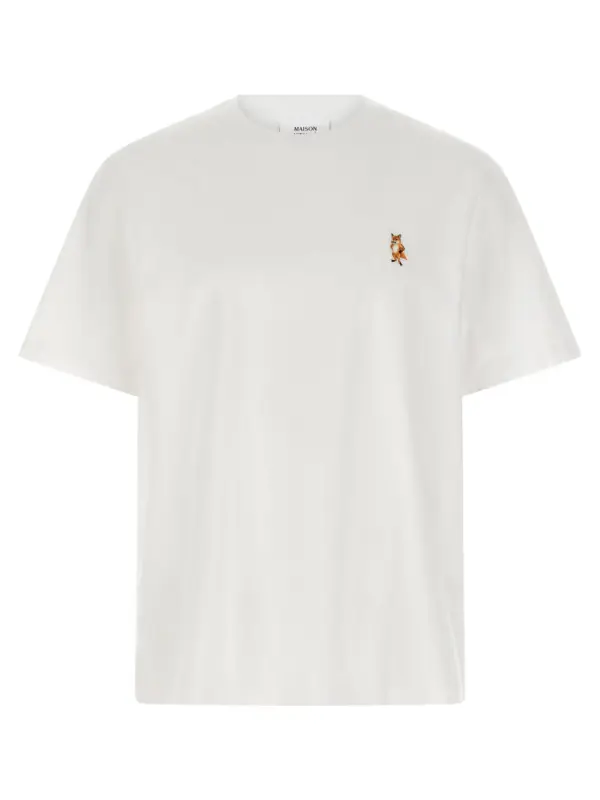 'Dressed Fox' T-shirt MAISON KITSUNE White