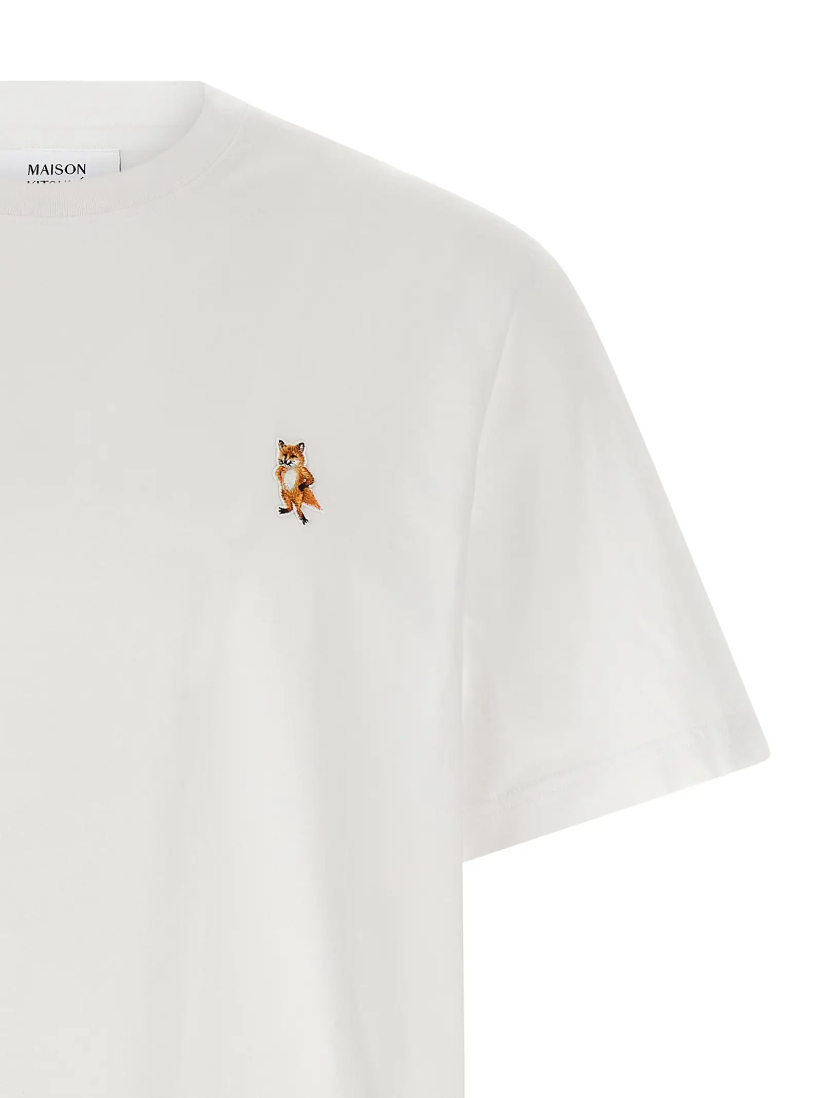 Футболка Maison Kitsune Dressed Fox Біла 3 'Dressed Fox' T-shirt Man MAISON KITSUNE White