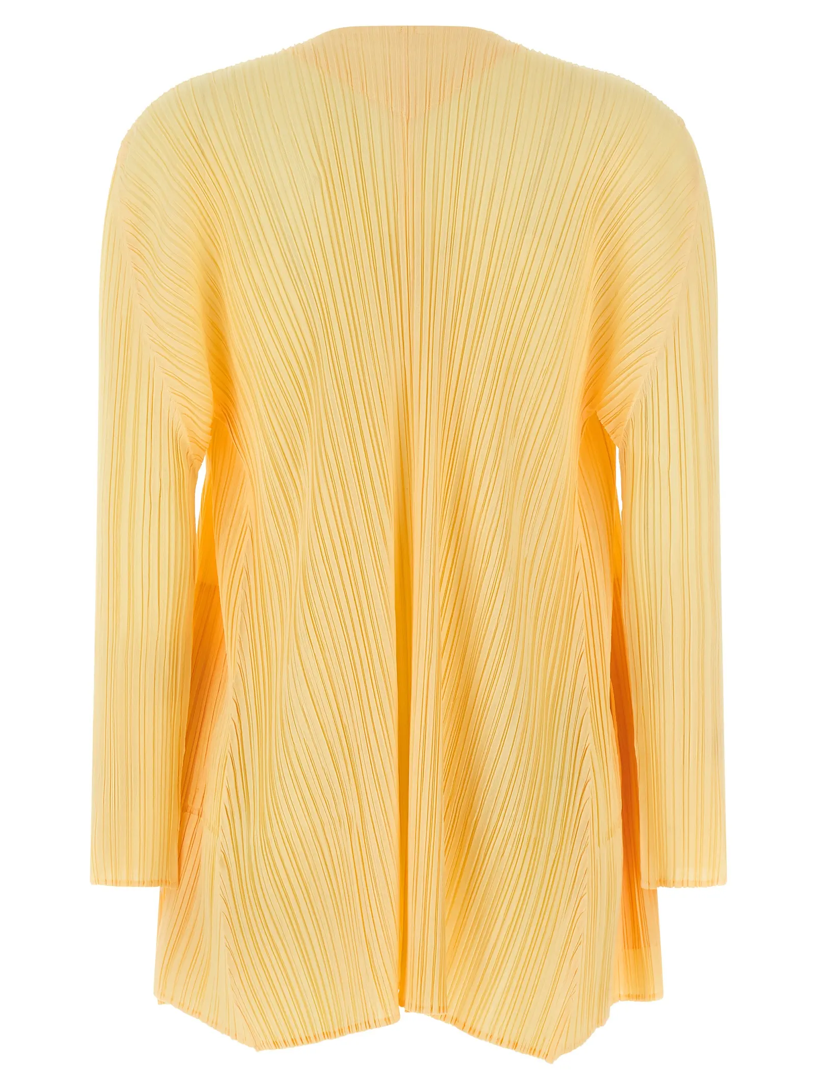 Кардиган Mellow Pleats Pleats Please Issey Miyake Жовтий 2 'Mellow Pleats' cardigan PP58JA28230 PLEATS PLEASE ISSEY MIYAKE Yellow