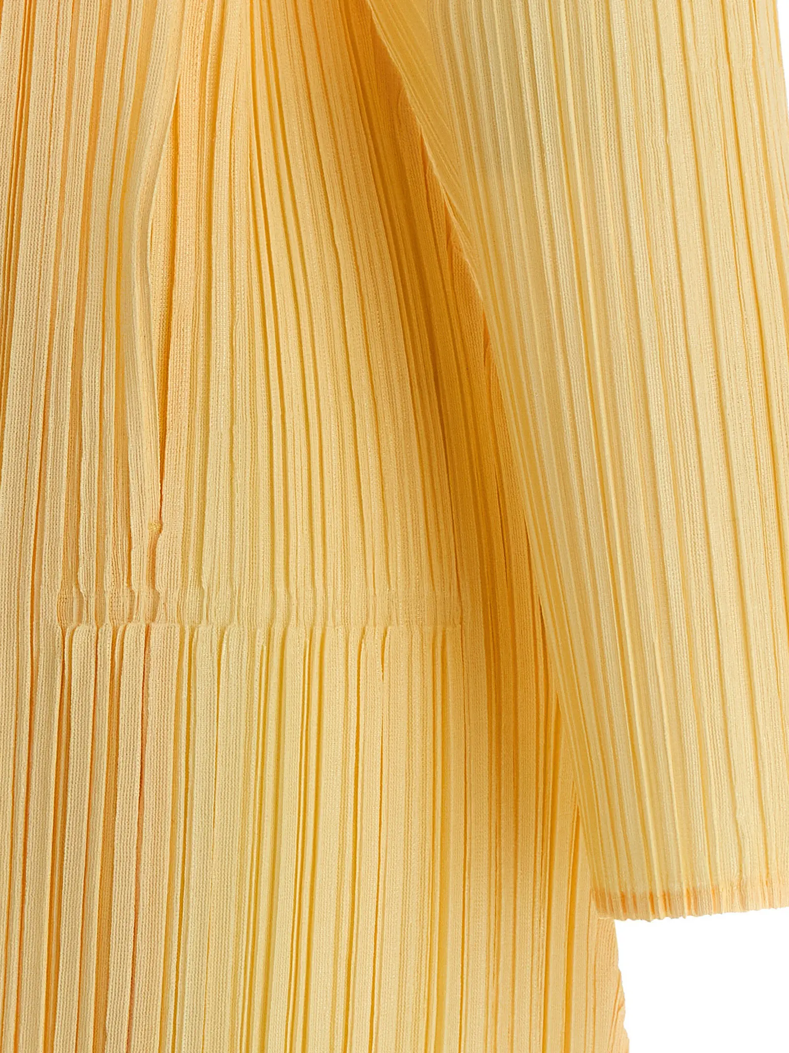 Кардиган Mellow Pleats Pleats Please Issey Miyake Жовтий 4 'Mellow Pleats' cardigan 100% polyester PLEATS PLEASE ISSEY MIYAKE Yellow
