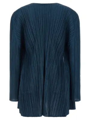 'Mellow Pleats' cardigan PP58JA28275 PLEATS PLEASE ISSEY MIYAKE Blue