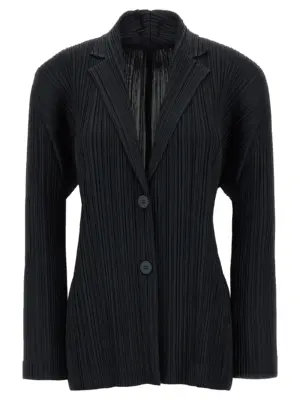 'Pleats' blazer PLEATS PLEASE ISSEY MIYAKE Black