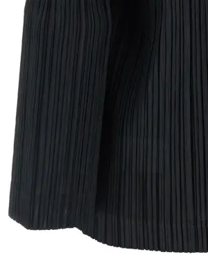 'Pleats' blazer 100% polyester PLEATS PLEASE ISSEY MIYAKE Black