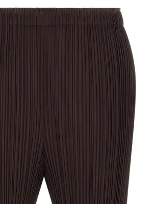 'Monthly Colors: July' pants Woman PLEATS PLEASE ISSEY MIYAKE Brown