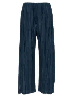 'Mellow Pleats' pants PLEATS PLEASE ISSEY MIYAKE Blue