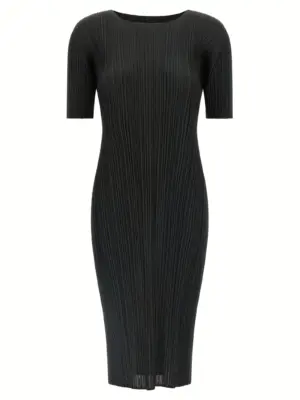 'Monthly Colors: August' dress PLEATS PLEASE ISSEY MIYAKE Black