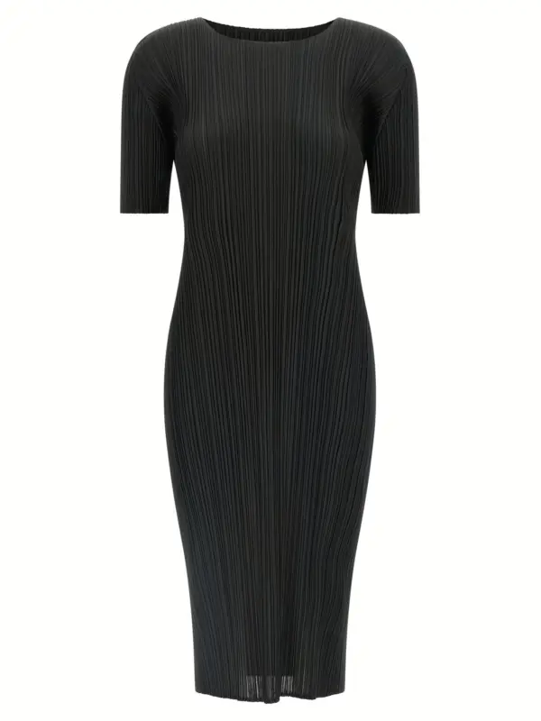 'Monthly Colors: August' dress PLEATS PLEASE ISSEY MIYAKE Black