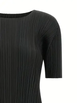 'Monthly Colors: August' dress Woman PLEATS PLEASE ISSEY MIYAKE Black