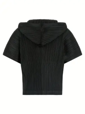 'Monthly Colors: August' top PP58JK12315 PLEATS PLEASE ISSEY MIYAKE Black
