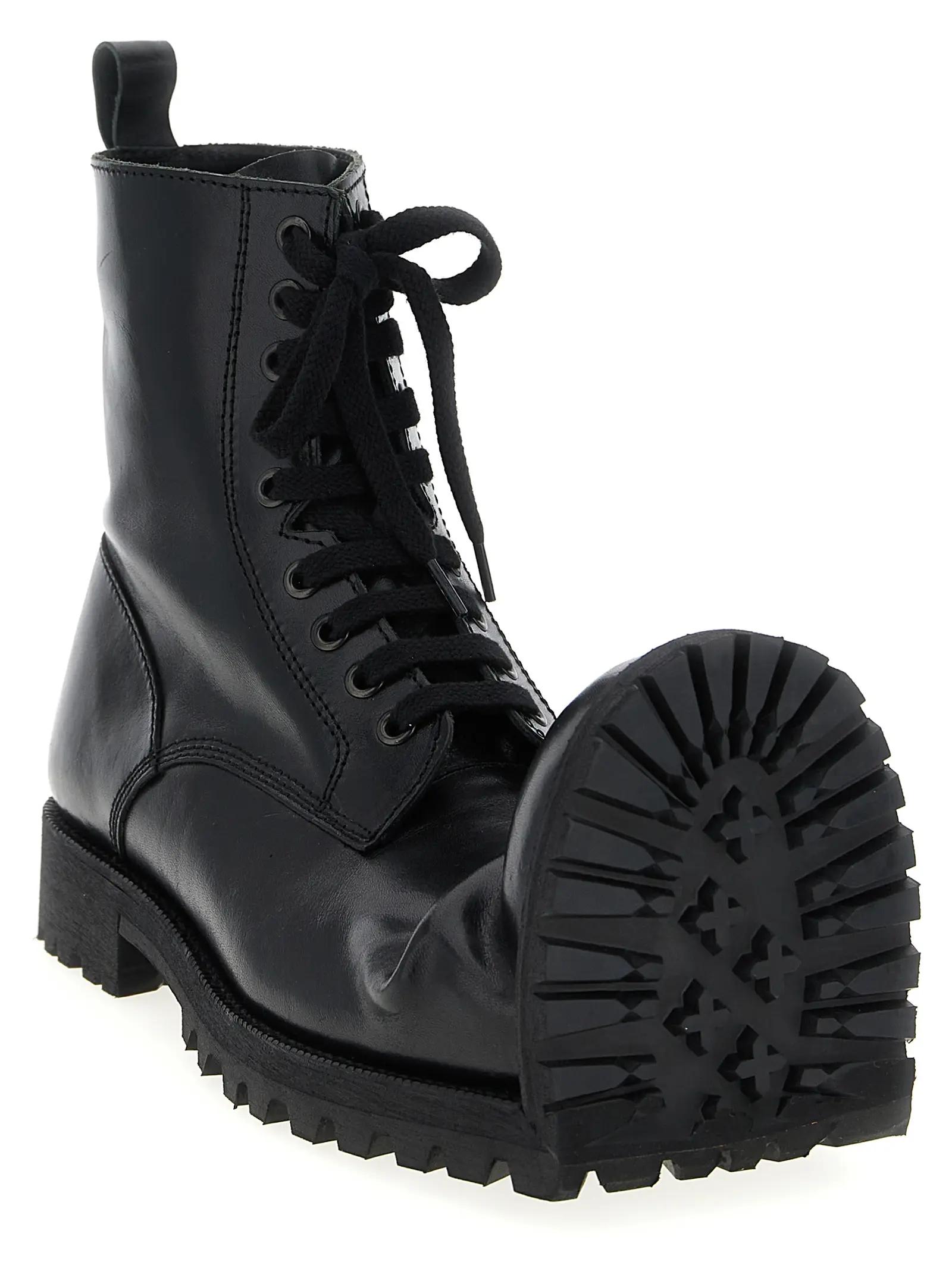 Черевики Comme Des Garçons Homme Plus x Kids Love Gaite Combat Чорні 2 Comme des Garçons x Kids Love Gaite combat boots PPK1011 COMME DES GARÇONS HOMME PLUS Black