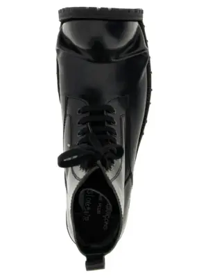 Comme des Garçons x Kids Love Gaite combat boots 100% cow leather (Bos Taurus) COMME DES GARÇONS HOMME PLUS Black