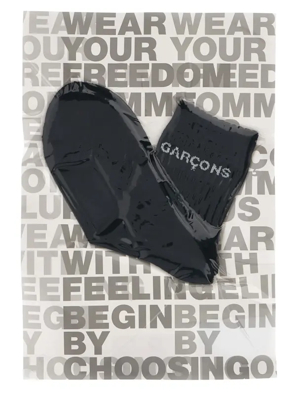 Logo socks COMME DES GARÇONS HOMME PLUS White/Black