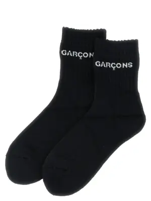 Logo socks Man COMME DES GARÇONS HOMME PLUS White/Black
