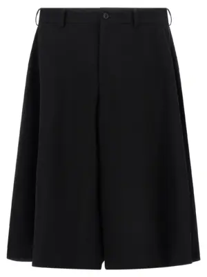 Extra loose leg bermuda shorts COMME DES GARÇONS HOMME PLUS Black