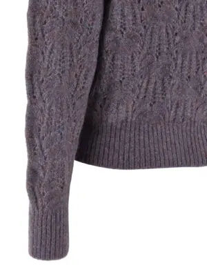 'Celestine' sweater 62% alpaca wool 33% polyamide 5% elastane MARANT ETOILE Purple