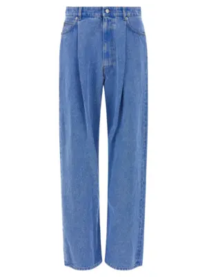 Pleat jeans MARNI Blue