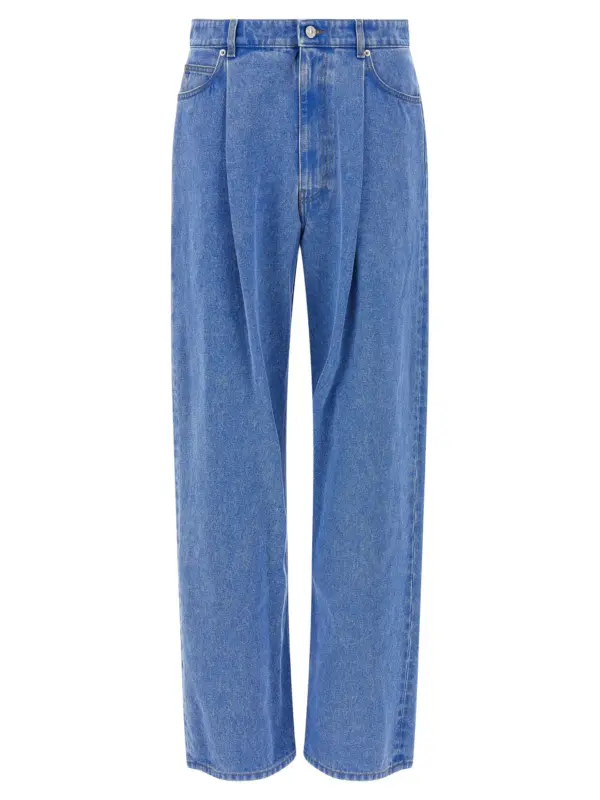 Pleat jeans MARNI Blue