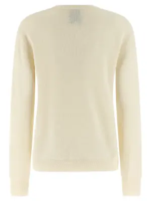 'New Queen-Vacanze di Natale' sweater Limited Ed. QUE001000433IVACANZELOGO10AR MC2 SAINT BARTH White