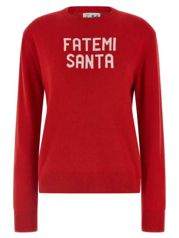 'New Queen' sweater MC2 SAINT BARTH Red