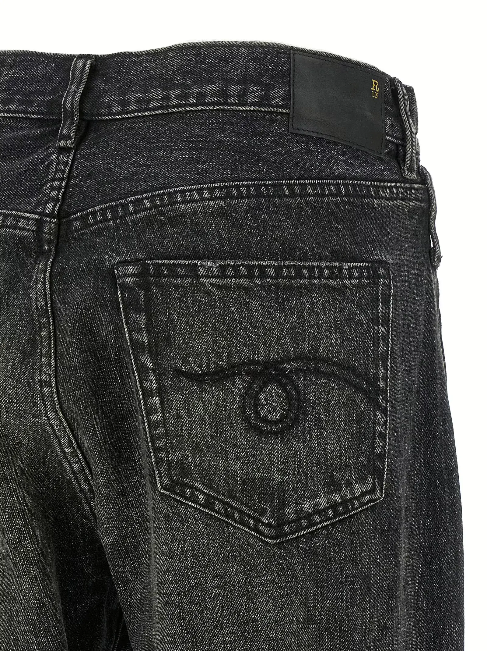 Джинси Crossover R13 Чорні 4 'Crossover' jeans 100% cotton R13 Black