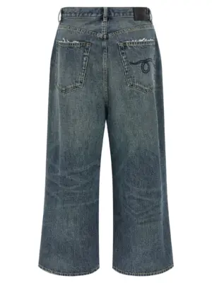 Cropped jeans R13WD046D344BLEOBLUE R13 Blue