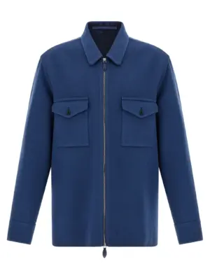 Double cloth overshirt BERLUTI Blue