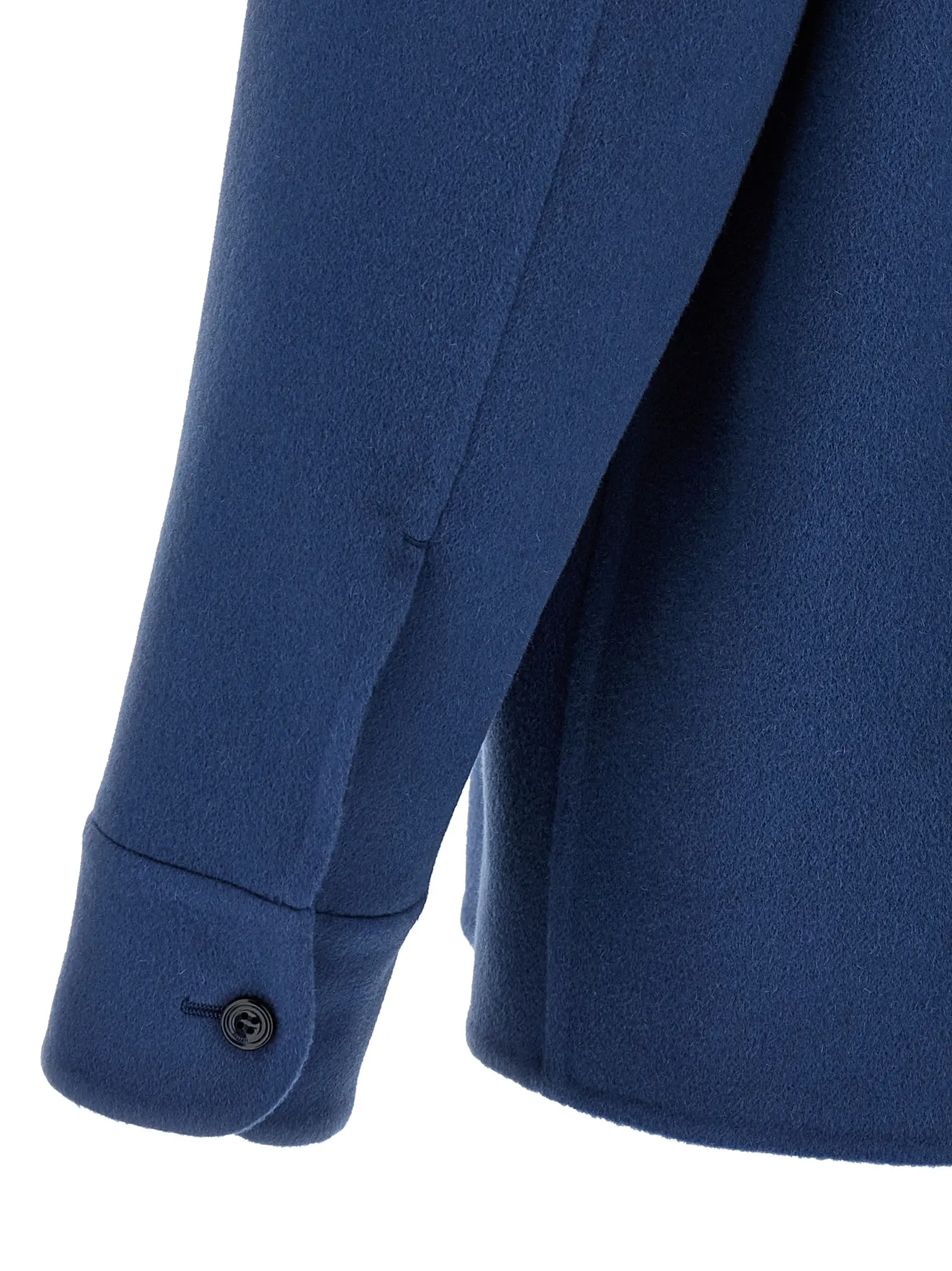 Сорочка Berluti Double cloth overshirt Синя 4 Double cloth overshirt 70% wool 30% cachemire BERLUTI Blue