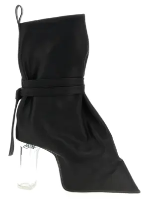'Tied Taco Kiss' ankle boots RICK OWENS Black