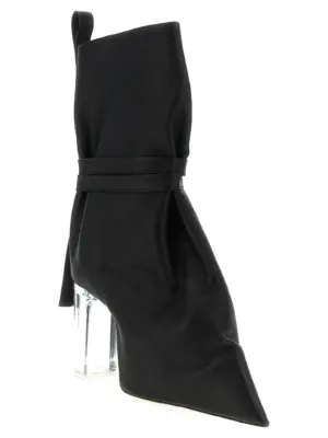 'Tied Taco Kiss' ankle boots RO02E4841LOO090 RICK OWENS Black