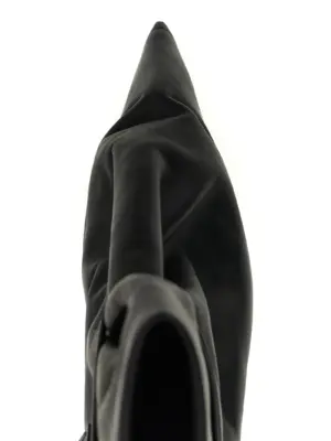 'Tied Taco Kiss' ankle boots 100% cow leather (Bos Taurus) RICK OWENS Black